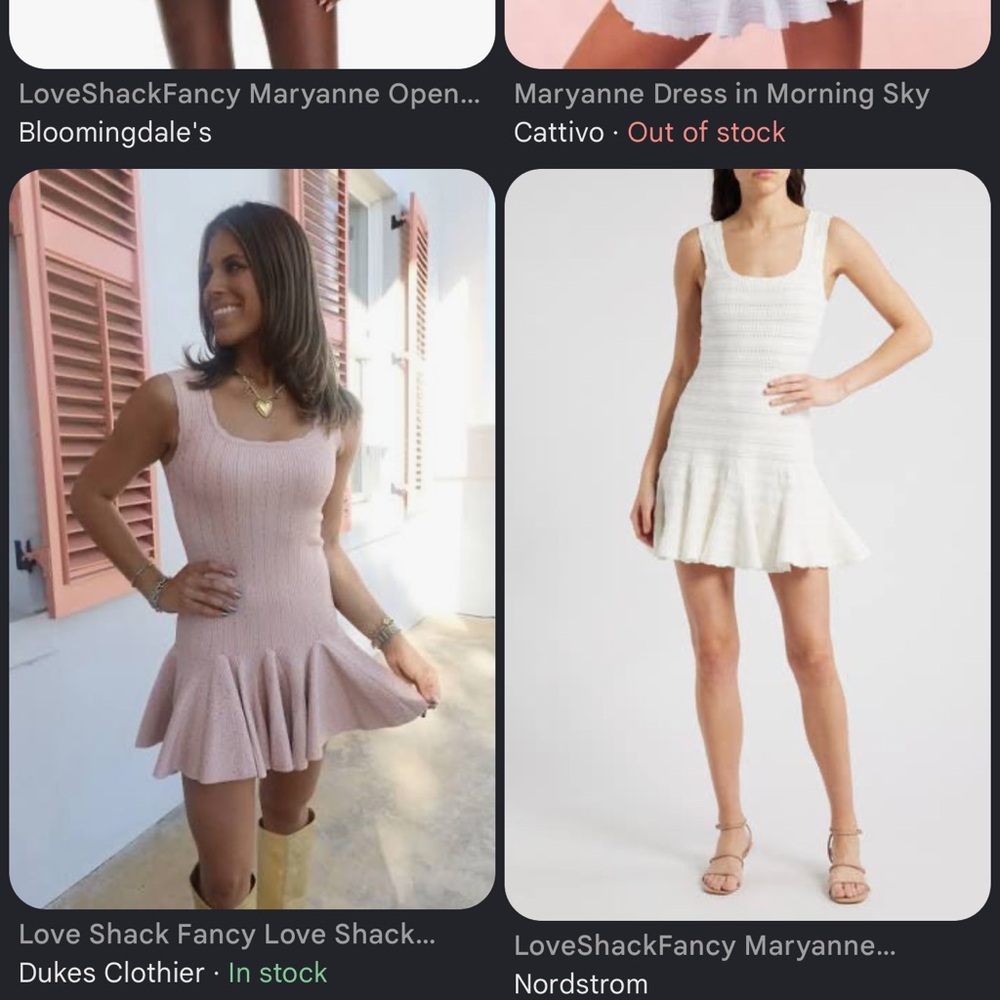 WANT TO BUY LoveShackFancy MARYANNE dress ANY COLOR XXS ISO